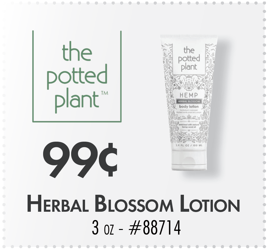 Potted Plant Body Lotion Deal - National Salon Resources