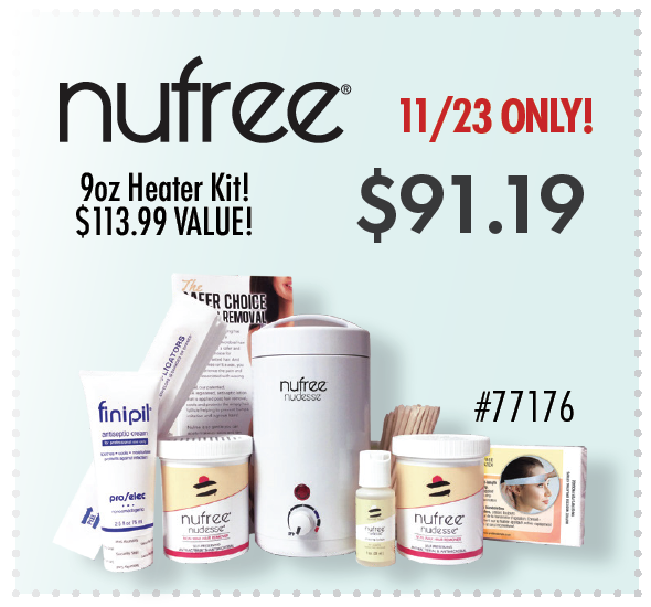 Nufree 9oz Heater Deal - National Salon Resources