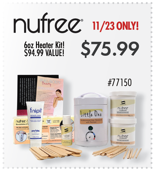 Nufree 6oz Heater Deal - National Salon Resources